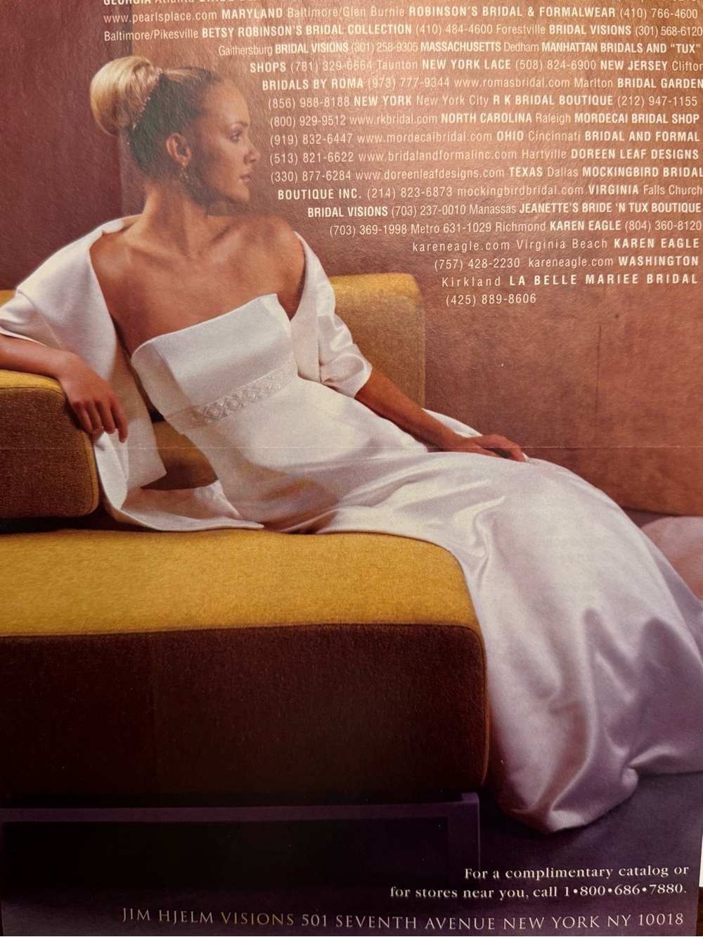 Y2K Vintage Couture Strapless White Satin Wedding Dress - amazing condition